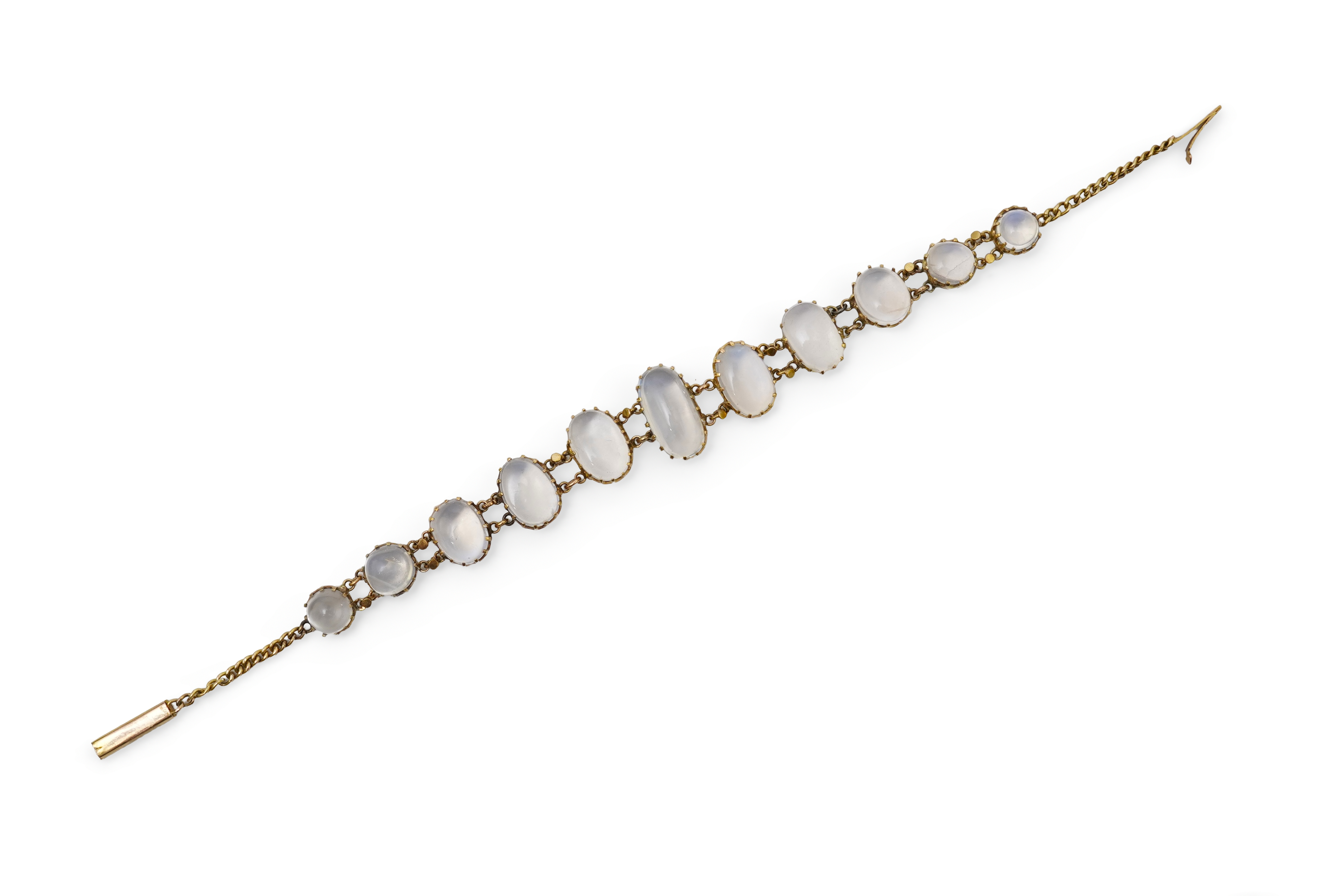 A moonstone bracelet, early 20th century